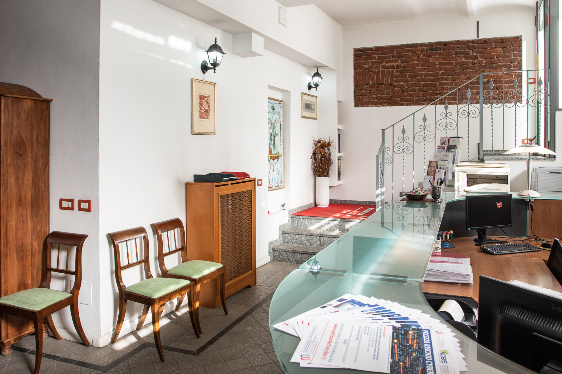 Sede General Brokers Milano - Via Tonale 20 - Reception e area accoglienza clienti